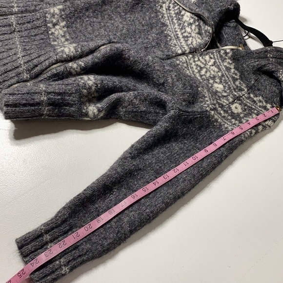 Free People knit fair Isle nordic zip jacket - Picture 9 of 9